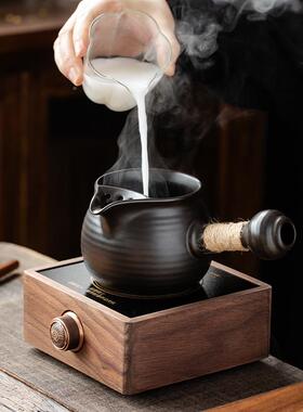 围炉煮茶茶罐罐把壶侧复古内烧水壶耐高温电陶UPT炉室室外烤奶煮