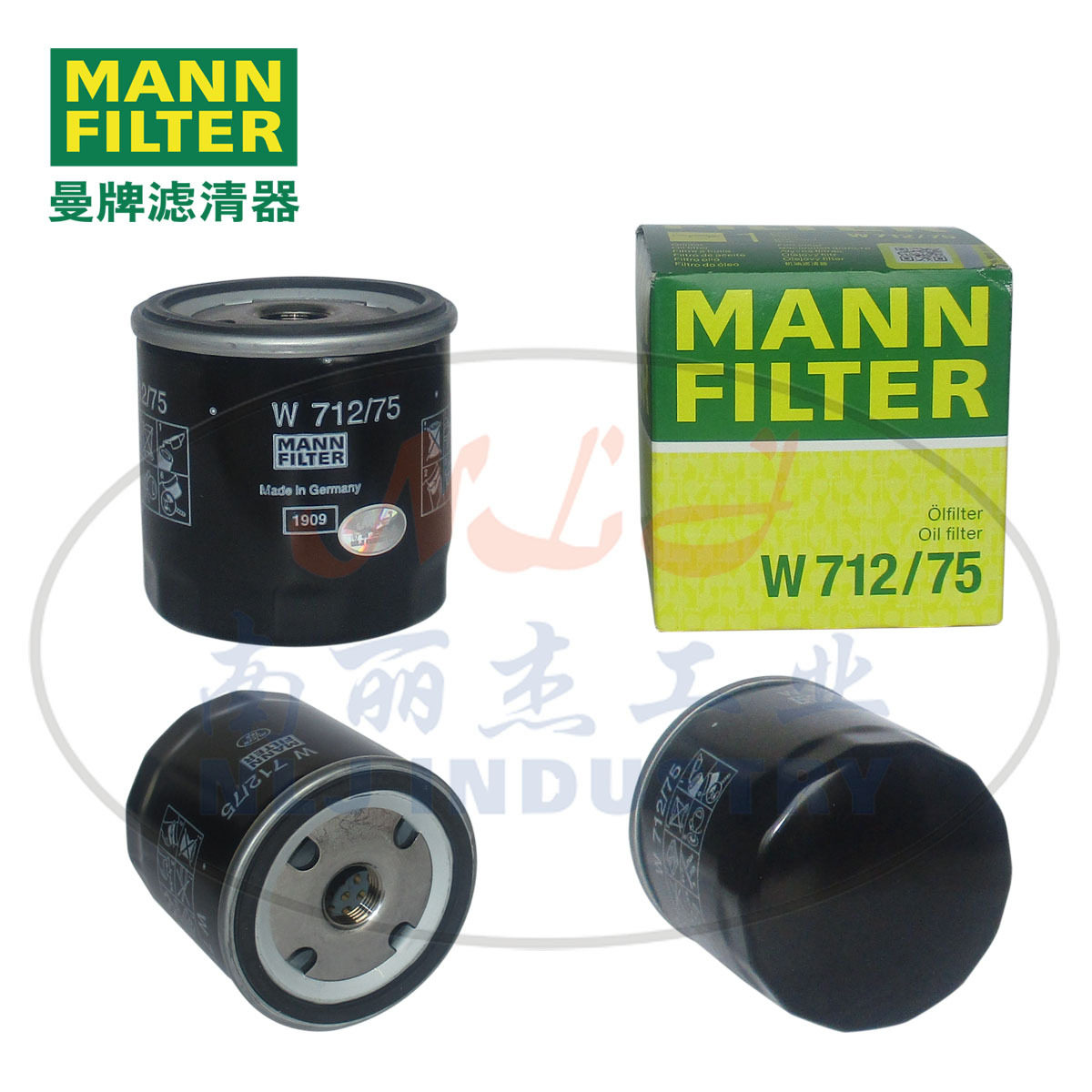 W712/75机油过滤器MANN-FILTER(曼牌滤清器)过滤设备配件