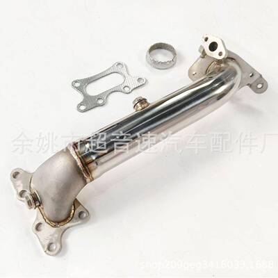 汽车排气系统改装适用于HondaCivic海外仓不锈钢猫背排气管