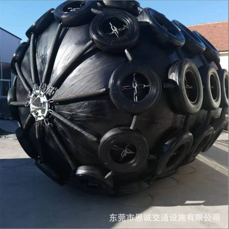 广东原厂供应船舶防护靠球珠海客船靠岸专用防撞橡胶充气靠垫