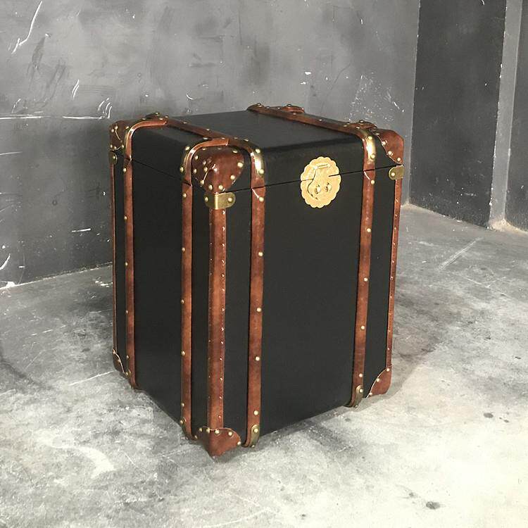 美式loft工业风航空铝太空仓角几|边几|仿旧复古风格别墅家具收纳