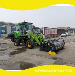 搅拌站清扫车全封闭式道路扫地机砖场石料场清扫机
