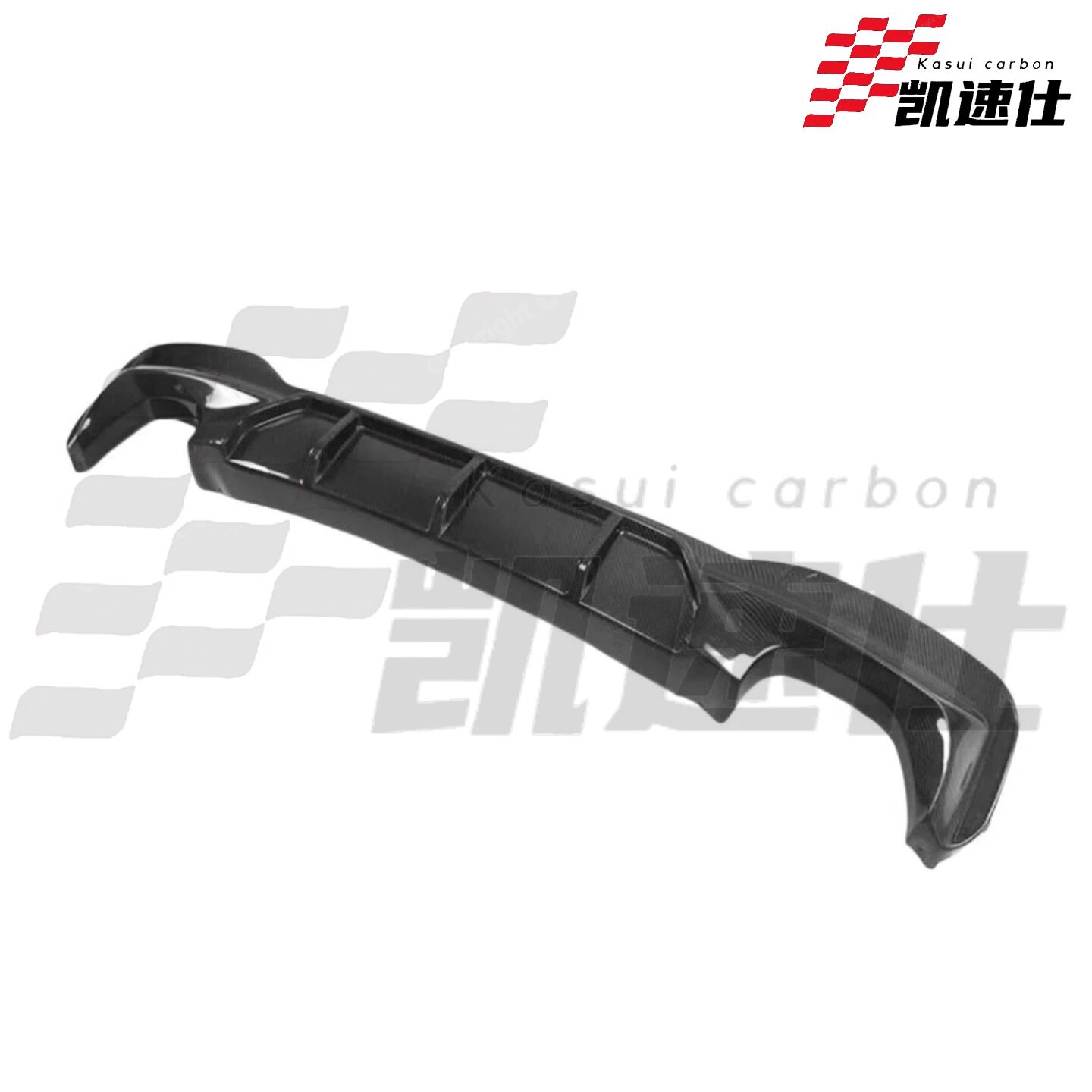 适用宝马5系G30G38碳纤维M5款后唇升级碳纤维尾唇扩散器扰流板