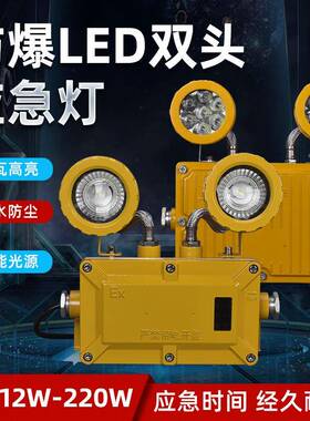 供应BXJLED防爆双头应急灯10W防爆灯防爆应急灯BZD130防爆灯