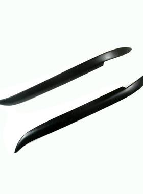 适用于97-03款宝马5系E39改装黑色树脂灯眉眼眉大灯装饰贴件眉