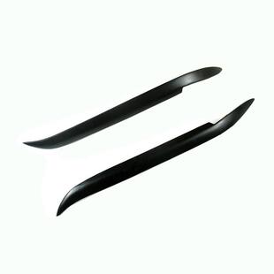 适用于97-03款宝马5系E39改装黑色树脂灯眉眼眉大灯装饰贴件眉