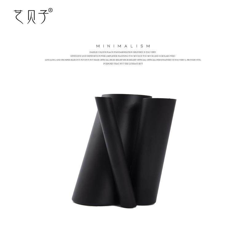 艺贝子极简黑色几何金属花瓶摆件样板间餐桌装饰品异形插花器软装,节庆用品/礼品,新娘配件,淘宝优惠券,粉丝福利购,淘宝优惠卷