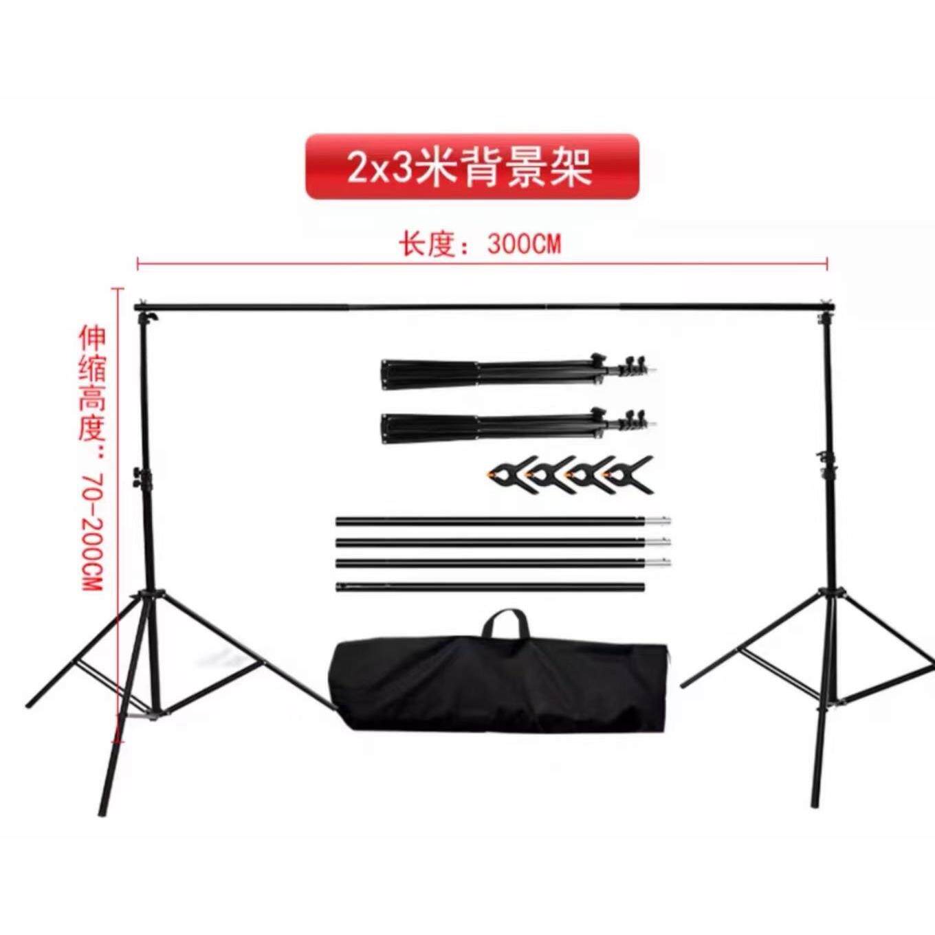 拍照金属支架服装人像门型摄影背景架直播龙门架背景布架拍摄道具