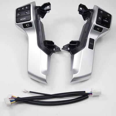 84250-60180适用丰田普拉多霸道多功能方向盘按键定速84250-60140