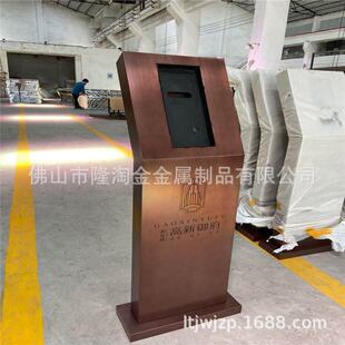 甘肃专业/售楼部单元楼楼宇对讲不锈钢支架/不锈钢门口机立柱