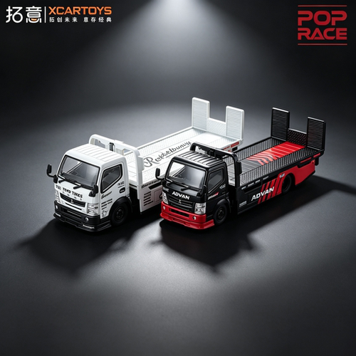 拓意POPRACE1/64三菱火箭兔拖车