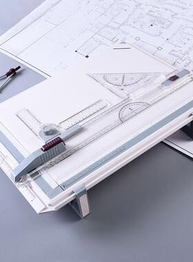 绘图板3带刻度844建筑机械画板学生土木工程专用手工绘A图图板