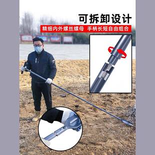 洛古阳铲HYV土钢打洞取土挖挖洞神器正宗锰铲头挖坑井考勘探打孔