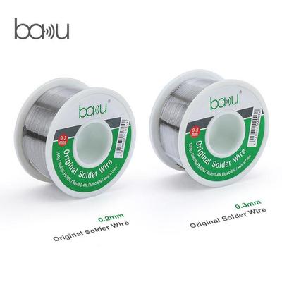 .巴酷BA-10G焊锡丝020.30.SIG60.8mm183度0锡线免清洗供出口100g