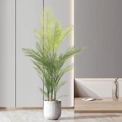 室内家装饰大型盆落地散尾葵FZS2263S栽北欧INS网红服装店橱窗居