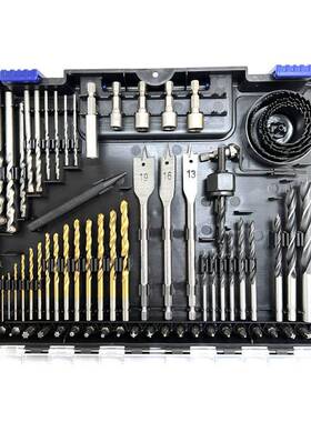 塑厂家供应010PC具钻头工组套麻WCX花钻建工钻盒钻头套装