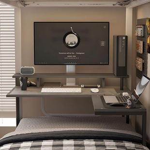 床上转角电脑桌宿舍角书桌拐竞桌大学桌子寝室懒生台KFR式 神器悬