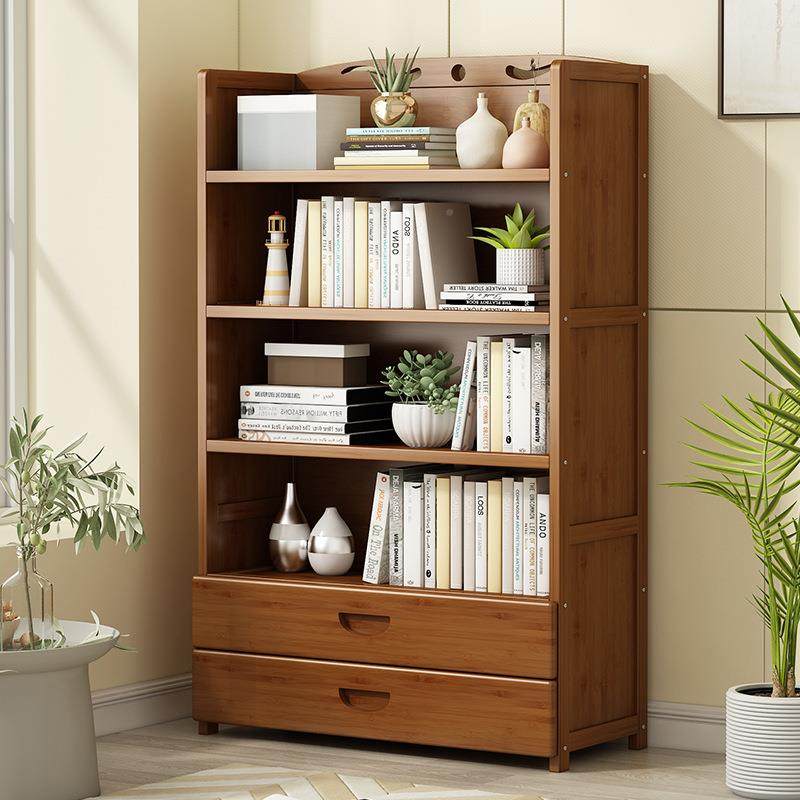 书架家用落地置物学生上省空间现代简约简易架书桌柜子层收多913