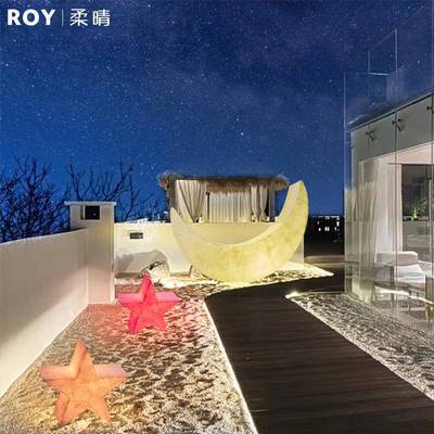 氛户外防水意RQ-22040大ELETTIS月亮星利星椅子灯庭院别墅泳池围