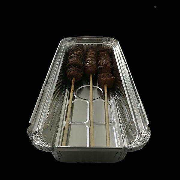 30锡纸优盒烧烤5外卖打包GHP彩印盖量大惠可印子刷盖子环保