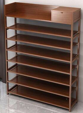 鞋架子门口放家用多层防经看济型室内好实木简收易小鞋尘柜ZRF纳