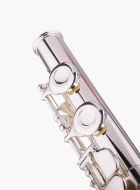 津笛宝FKBJBFL-5238长C调白铜管体开键列式附曲E孔键9148s