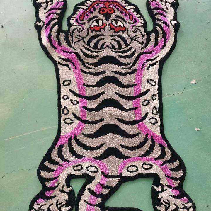 地毯地垫招财虎生威老茶虎植绒地虎毯厅沙发几卧室床边地垫加厚客,居家布艺,地毯,淘宝优惠券,粉丝福利购,淘宝优惠卷