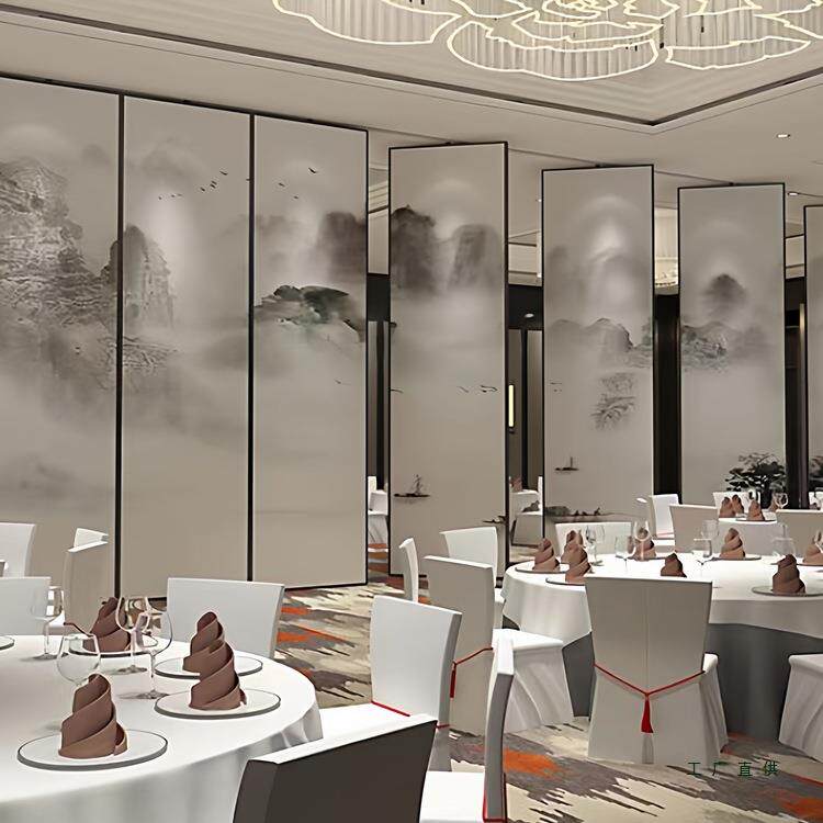 高档酒店移动隔断墙饭店包厢办公室活动屏风舞蹈宴会厅酒店隔断