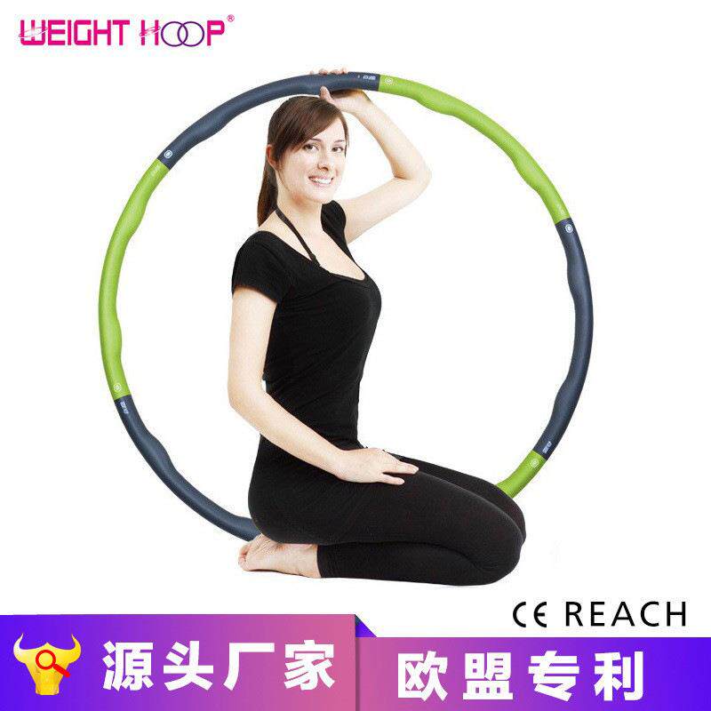 WEIGHTHOOP泡棉健身呼啦圈按摩成人可拆卸呼拉圈加重型