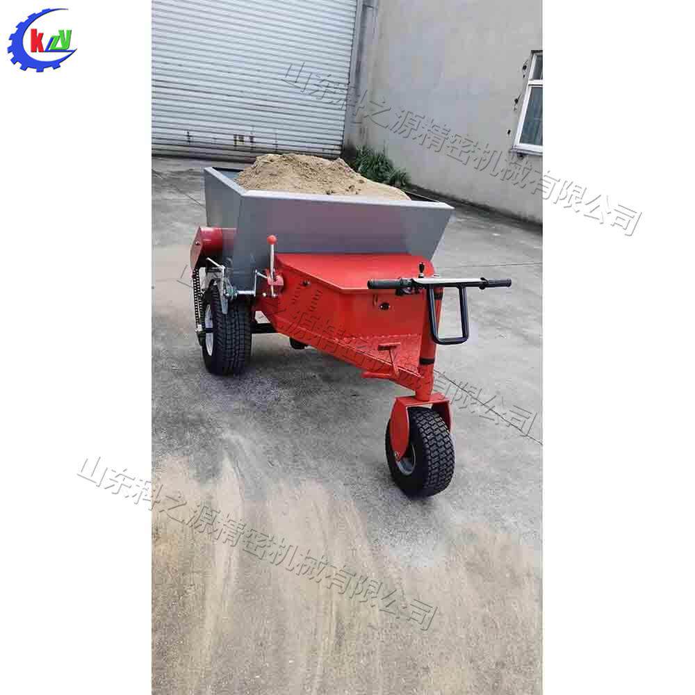 电动座驾式冲砂机草坪施工作业设备小型一体化三轮式充砂车