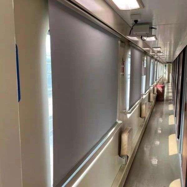 定制客车遮阳帘侧窗遮阳布挖机驾驶室定做工程房火车观光车窗帘