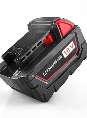 替代米沃奇18VM18492大率无功绳电动工配件具锂电池18650锂电芯