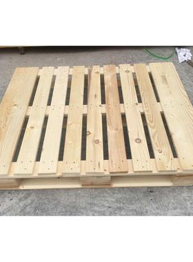 实木松木熏托四面进叉盘木托仓库周转物流托蒸盘PMM卸盘货运输卡