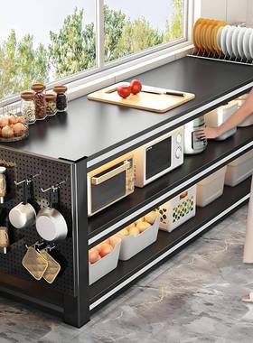 功储厚家用厨房落地33416多层餐边柜台面延长置物架多能架靠墙物