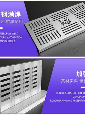 成品3盖04不钢雨水篦子园林市政水ODO道排水沟不锈钢格栅锈地下沟