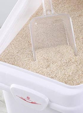 AUC防商用面装粉桶焙50斤面粉车米桶家用密封烘潮防虫大容量米箱