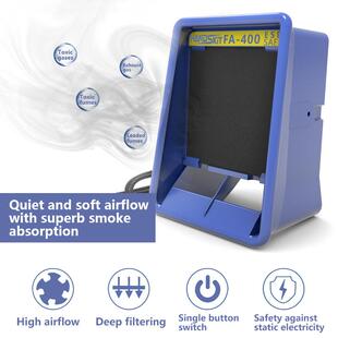 电焊烟雾吸收机ES活D烟雾提取器吸烟仪5件性炭过滤海803绵套装