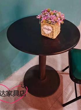 方桌小洽谈圆DPS桌白色简休约闲茶小方桌办公接待4S会奶展桌子