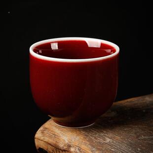 变原矿钧窑茶杯主人20201019杯变窑品茗杯窑红季红色主郎人杯陶瓷