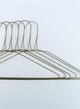 塑厂家供16直英寸DJX喷金色衣架质优衣架干洗店衣架现货供应