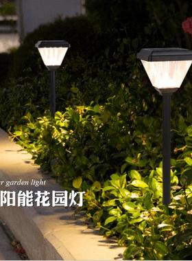 太阳能柱头灯家用花园大门柱庭院灯户外防水led景观灯草坪灯发光