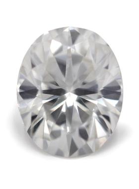 蛋形D特白色VVS净度莫桑石异形莫桑钻裸石优白超白