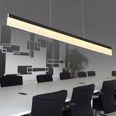 办公室吊灯会议室书房创意LED长条现代简约线性灯直销