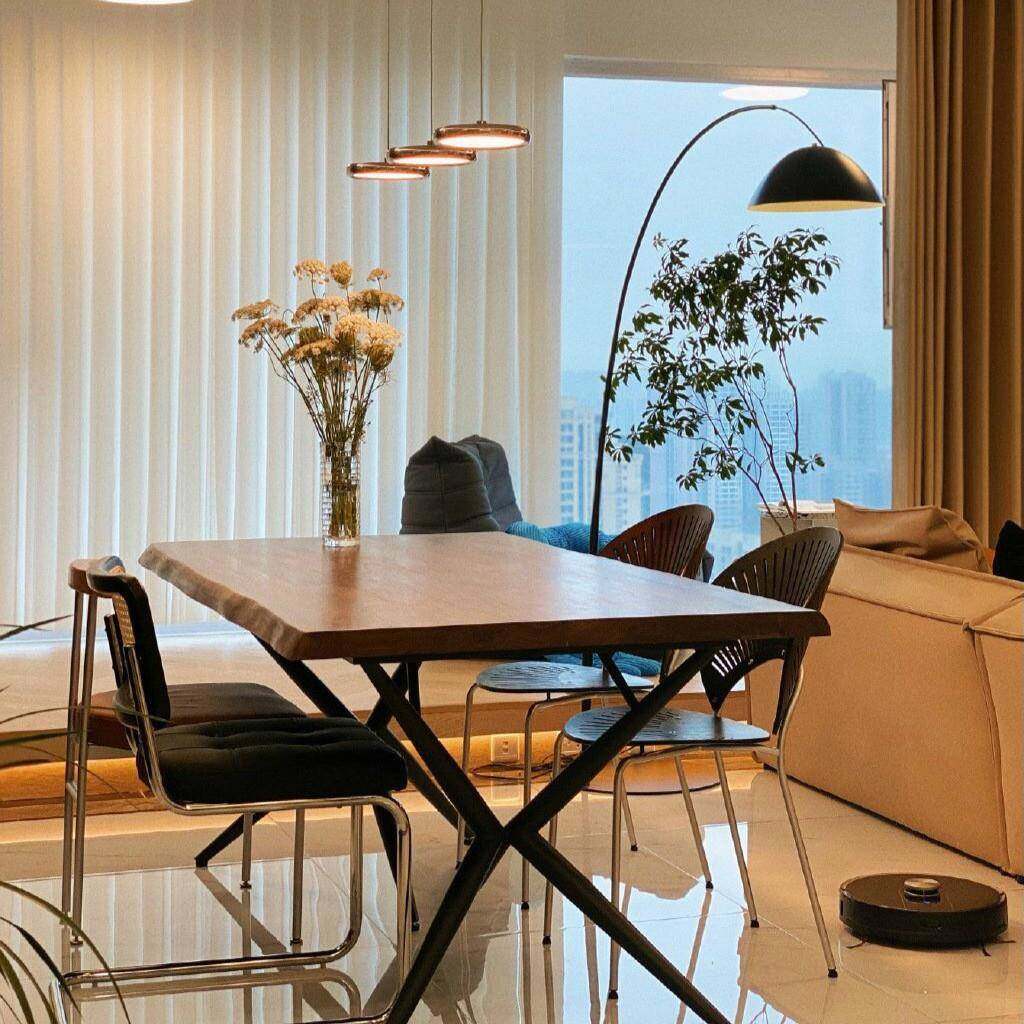 北欧实木餐桌家用小户型铁艺创意吃饭桌子餐厅简约原木餐桌椅组合,机械设备,其他机械设备,淘宝优惠券,粉丝福利购,淘宝优惠卷