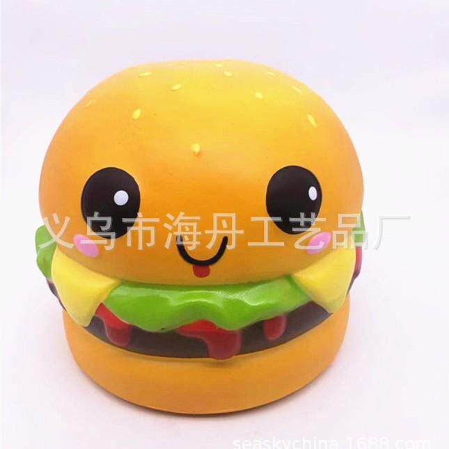 超大慢回弹汉堡hamburger工厂直销抱枕Squishy店面摆设减压玩具