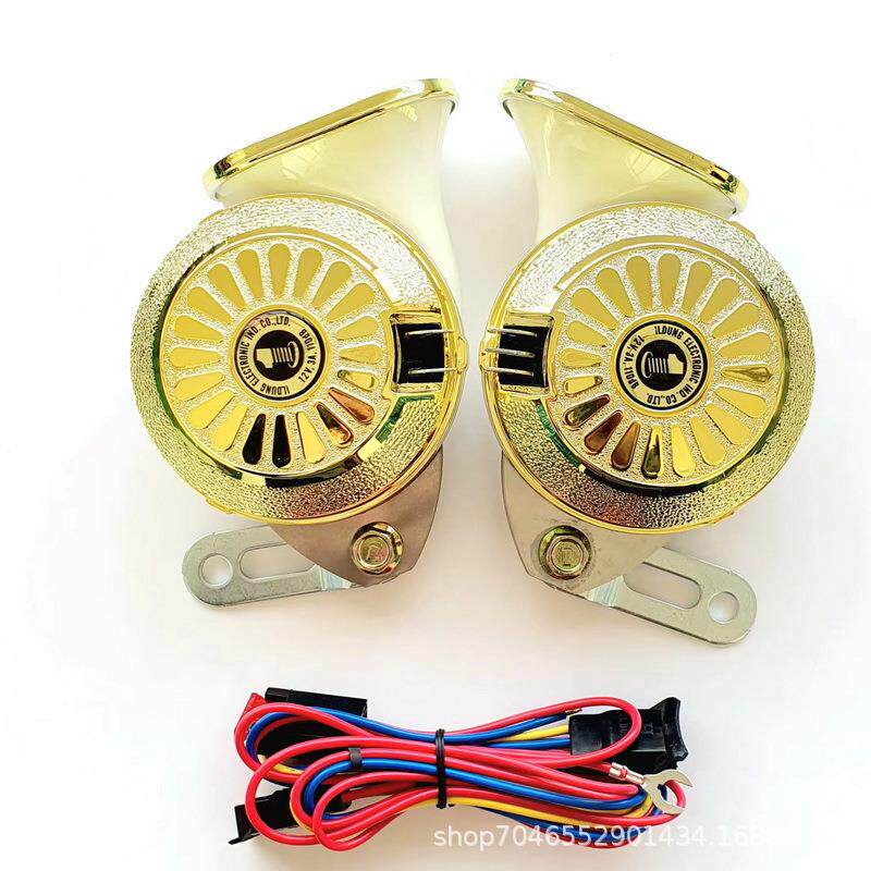 汽车数字电子喇叭鸣笛喇叭改装防水喇叭火车音12V/24V一音