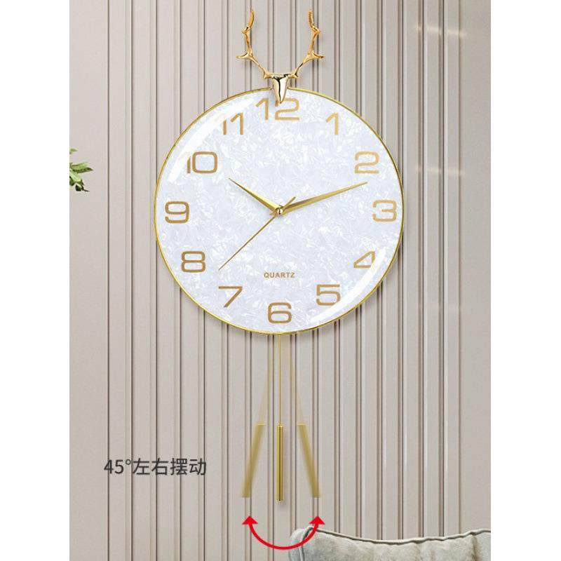 客厅挂钟新款免打孔钟表家用餐厅石英钟挂墙简约现代轻奢时尚时钟,机械设备,其他机械设备,淘宝优惠券,粉丝福利购,淘宝优惠卷