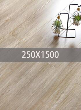 耐磨防水20x1500瓷砖仿实108原木木灰色用北欧风家5仿纹地砖工厂