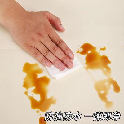 厨房防油高级肤感贴纸sM6kfk2d防水桌面自粘墙纸橱柜面台瓷砖贴灶
