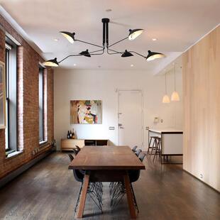 lof张工业牙舞t爪32725灯北欧风格现代简约鸭吊嘴卧室创意个性客